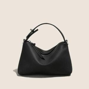 Khaite Medium Lina Grain Leather Hobo Bag