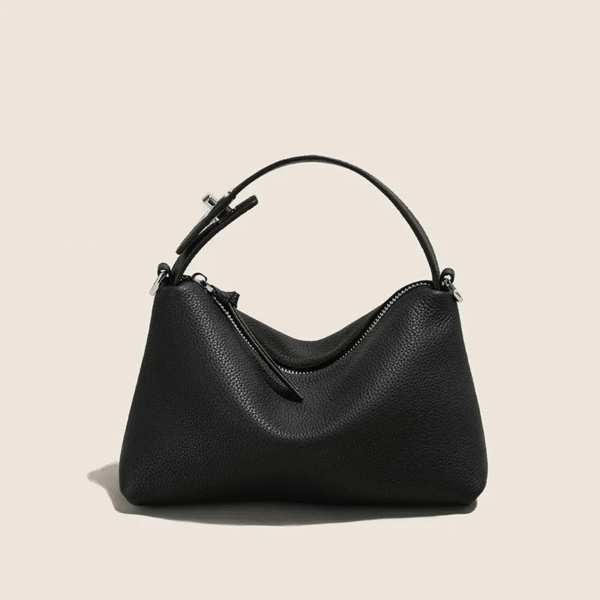Khaite Medium Lina Grain Leather Hobo Bag