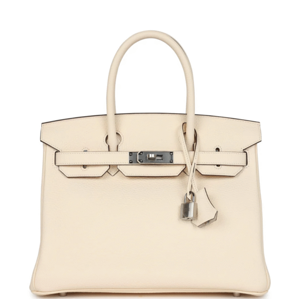 Hermès Birkin 30 Nata Clemence Palladium Hardware - Image 3