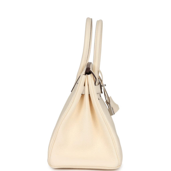Hermès Birkin 30 Nata Clemence Palladium Hardware - Image 5