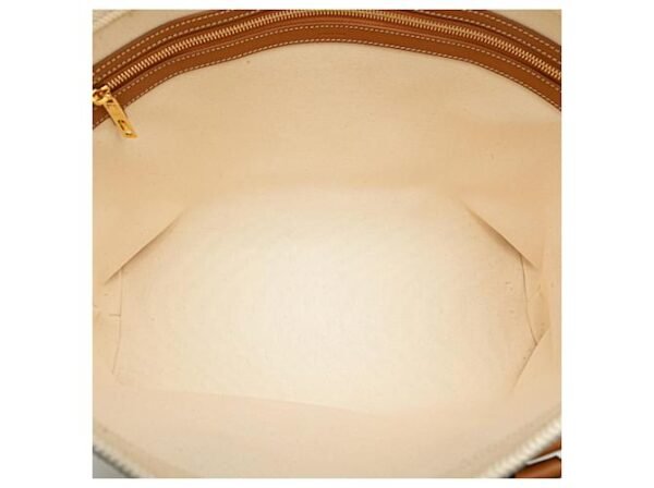 Céline White Celine Horizontal Cabas Tote - Image 3