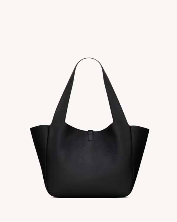 LE 5 À 7 BEA IN GRAINED LEATHER BLACK - Image 3