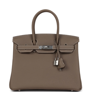 Hermès Birkin 30 Etoupe Togo Palladium Hardware