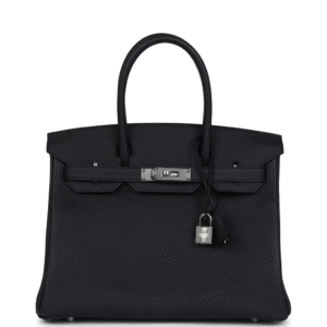 Hermès Birkin 30 Black Togo Palladium Hardware