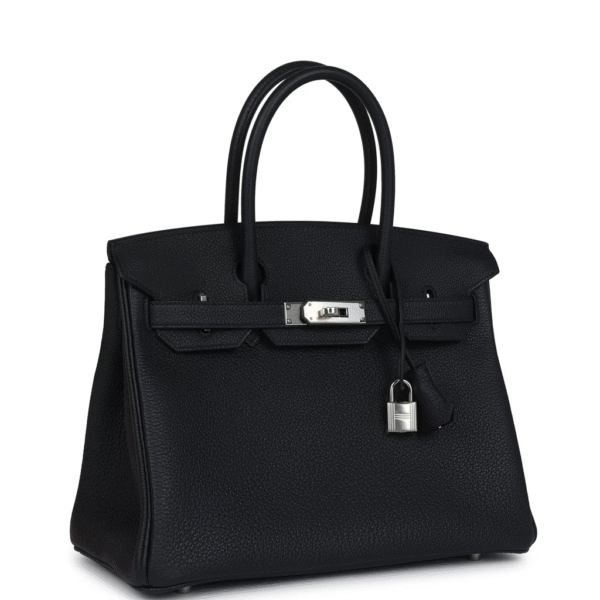 Hermès Birkin 30 Black Togo Palladium Hardware - Image 2