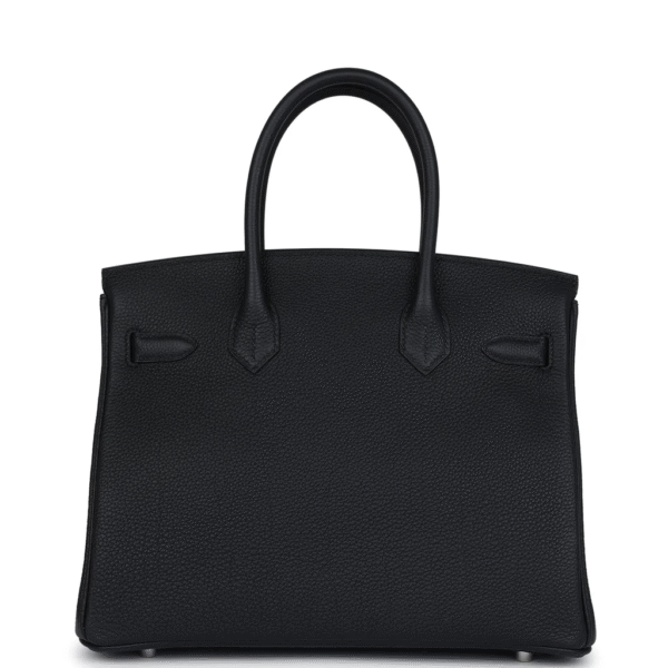 Hermès Birkin 30 Black Togo Palladium Hardware - Image 4