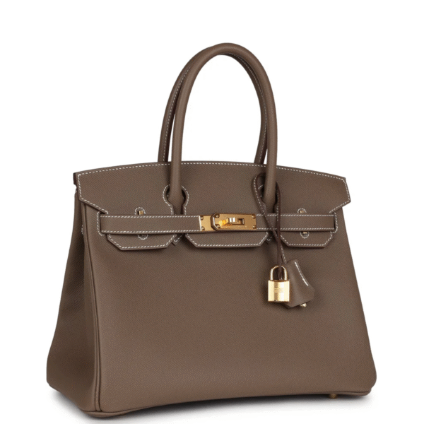 Hermès Birkin 30 Etoupe Epsom Gold Hardware - Image 2
