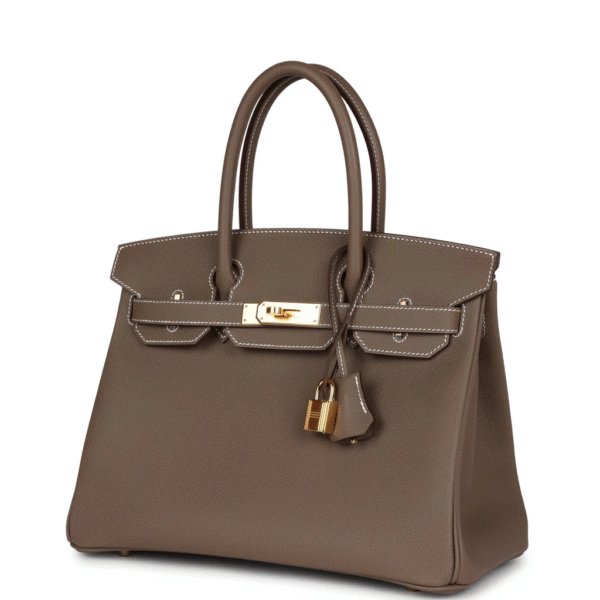 Hermès Birkin 30 Etoupe Epsom Gold Hardware - Image 3